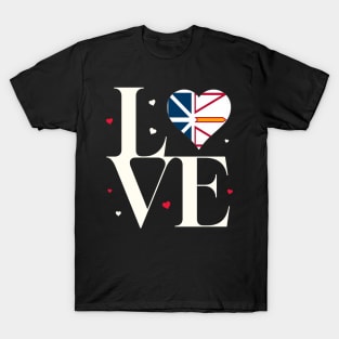 Love for Newfoundland & Labrador T-Shirt T-Shirt